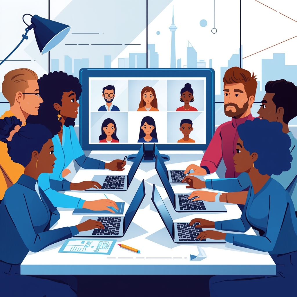 Virtual collaboration tools in action